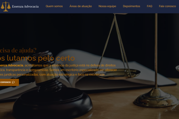 Essenza Advocacia - Início
