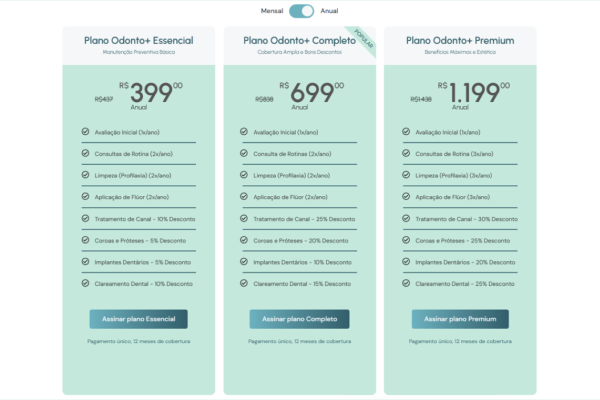 Odonto+ - Planos